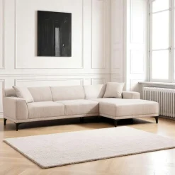 ORSAY Canapés En Tissu|Canapés 2 Places|Canapé 2 places brun taupe - accoudoirs larges