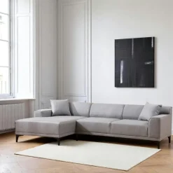 ORSAY Canapés En Tissu|Canapés 2 Places|Canapé 2 places brun taupe - accoudoirs larges