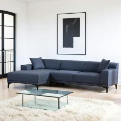 ORSAY Canapés En Tissu|Canapés 2 Places|Canapé 2 places brun taupe - accoudoirs larges