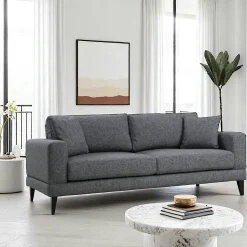 VENCE Canapés En Tissu|Canapés 2 Places|Canapé 2 places gris - style contemporain