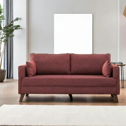 SPLIT Canapés En Tissu|Canapés 2 Places|Canapé 2 places gris anthracite - dos droit