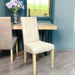 DENVER Univers Déco·Scandinave Hygge|Univers Déco·Maison De Campagne|Canapé convertible en bois recyclé coussins taupe