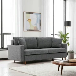COMO Canapés 3 Places|Canapés Convertibles|Canapé-lit 3 places gris chiné