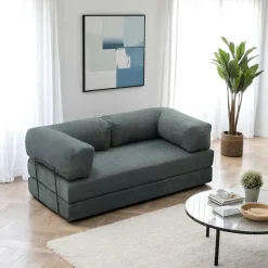 ALTEA Canapés 2 Places|Canapés Convertibles|Canapé-lit anthracite confort, 190 cm