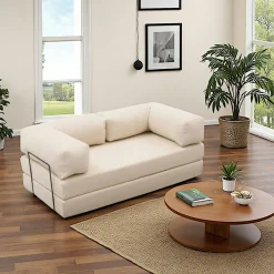 ALTEA Canapés 2 Places|Canapés Convertibles|Canapé-lit anthracite confort, 190 cm