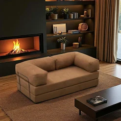 ALTEA Canapés 2 Places|Canapés Convertibles|Canapé-lit anthracite confort, 190 cm