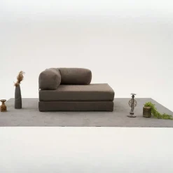 ALTEA Canapés En Tissu|Canapé-lit sans mécanisme marron, 2 places