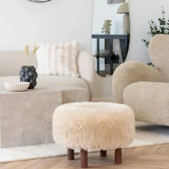 HAWAI Meubles De Cuisine·Chaises|Chaises Scandinaves|Chaise capitonnée velours gris taupe (lot de 2)