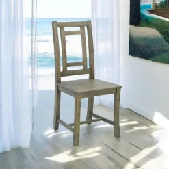 Maori Chaises En Bois|Meubles De Cuisine·Chaises|Chaise chinoise hévéa massif quadrille