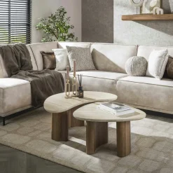 LIGURIE Meubles De Cuisine·Chaises|Chaises Capitonnées|Chaise contemporaine pivotante rouille (lot de 2)