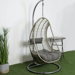 TIM Chaises Capitonnées|Chaises Contemporaines|Chaise cuir et rotin havane pied luge (lot de 2)