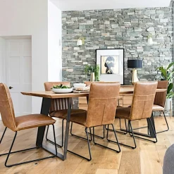 TARAZ Meubles De Cuisine·Chaises|Chaises Contemporaines|Chaise de salle à manger grise motif damier (lot de 2)