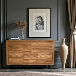 OKA Meubles De Cuisine·Chaises|Chaises Capitonnées|Chaise de salle à manger gris used (lot de 2)