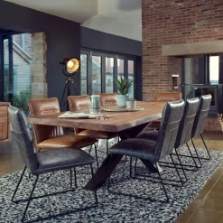 TARAZ Meubles De Cuisine·Chaises|Chaises Velours|Chaise de salle à manger noire motif damier (lot de 2)