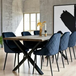 BERLIN Meubles De Cuisine·Chaises|Chaise de salle à manger noire (lot de 2)