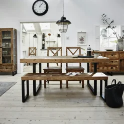 Helsinki Meubles De Cuisine·Chaises|Chaises Scandinaves|Chaise de table couture apparente taupe pied étoile (lot de 2)