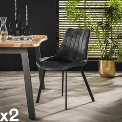 Melbourne Chaises Bouclettes|Chaises Contemporaines|Chaise en bouclette beige (lot de 2)