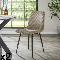 MALMOE Chaises Vintage|Chaises Capitonnées|Chaise en velours capitonné rouge bordeaux (lot de 2)