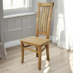 Maori Chaises En Bois|Meubles De Cuisine·Chaises|Chaise Hévéa 45x51x110cm