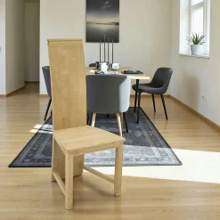 Helena Chaises En Bois|Chaises Contemporaines|Chaise moderne hévéa massif