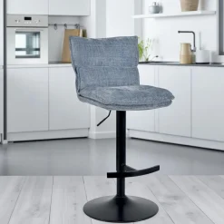 IENA Chaises Capitonnées|Chaises Contemporaines|Chaise rotative tissu kaki (lot de 2)