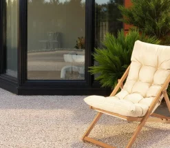 SORA Transats / Bains De Soleil|Chilienne bleue confort - pliante, inclinable