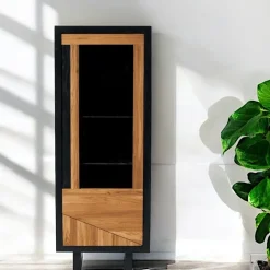 FAIRLIE Vaisseliers Contemporains|Vaisseliers Contemporains|Colonne de rangement vitrée en bois