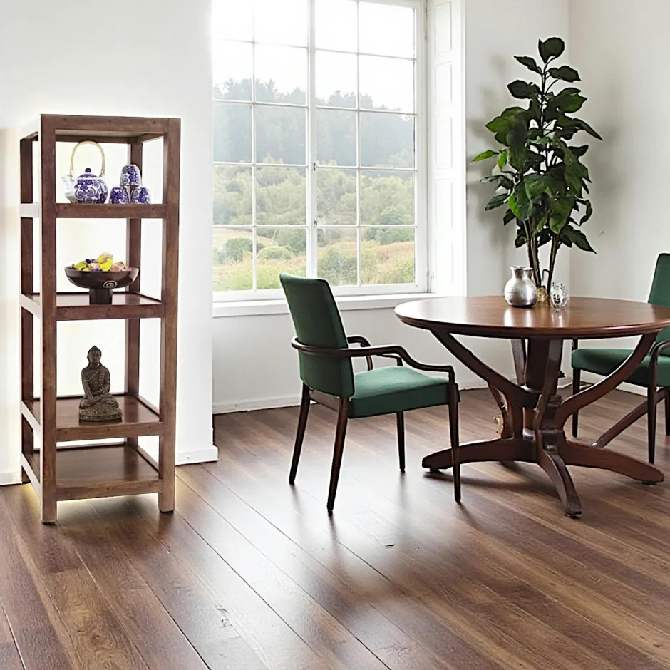 Helena Meubles De Salon·Colonnes De Rangement|Meubles De Rangement·Colonnes De Rangement|Colonne Etagère Hévéa 4 étages 45x45x128cm