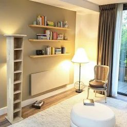 Tradition Meubles De Salon·Colonnes De Rangement|Meubles De Rangement·Colonnes De Rangement|Colonne range CD 7 étages hévéa 24x24x138cm