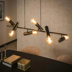 ALMEIRA Commodes En Bois|Commodes Industrielles|Commode 3 tiroirs bois noir et pin