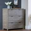 SIENNE Commodes En Bois|Commode bois recyclé grisé 3 tiroirs
