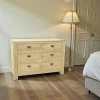 Helena Commodes En Bois|Commode Hévéa 6 tiroirs 115x48x80cm