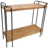 Atelier Consoles Industrielles|Consoles Industrielles|Console 2 niveau en bois clair