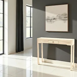 Maori Consoles Avec Tiroirs|Consoles Avec Tiroir|Console 1 tiroir hévéa 100cm