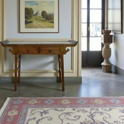 Maori Consoles Avec Tiroirs|Consoles Avec Tiroir|Console chinoise 2 tiroirs hévéa 125x38x89cm