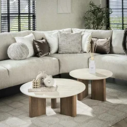 DELHI Consoles Avec Tiroirs|Consoles Avec Tiroir|Console de chambre en bois de manguier motif baguette 2 tiroirs