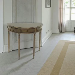 Tradition Consoles Baroques|Consoles Avec Tiroirs|Console demi lune 1 tiroir hévéa