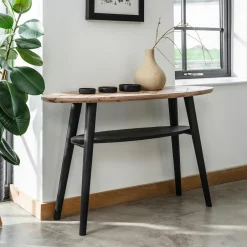 FAGA Consoles Vintage|Consoles En Bois|Console d'entrée en bois recyclé FSC motif chevron