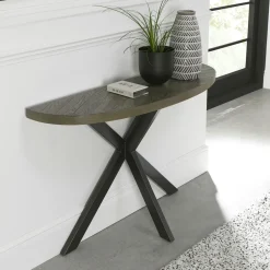 ARLINGTON Consoles En Bois|Consoles En Bois|Console d'entrée en marqueterie de chêne