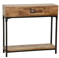 Loft / Loft Colors Consoles Vintage|Consoles Industrielles|Console entrée rétro bois d'hévéa métal LOFT
