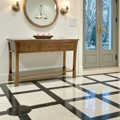 Maori Consoles Avec Tiroirs|Consoles Avec Tiroir|Console hévéa 3 tiroirs 120x70cm