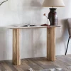 MASSA Univers Déco·Scandinave Hygge|Consoles En Bois|Console marbre et bois