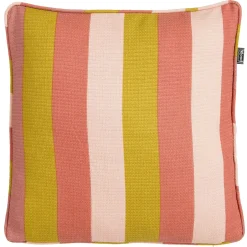 Univers Déco·Vintage|Textile·Coussins|Coussin de canapé, bandes multicolores