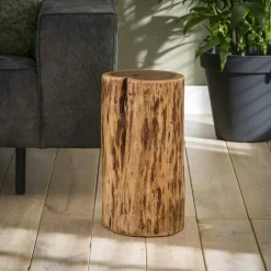 OTTAWA Bouts De Canapé En Bois|Cube en bois exotique