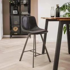 RALF Lampes À Poser·Lampe Style Industriel|Cube lumineux industriel finition argent vieilli