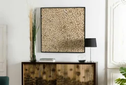 Décorations Murales|Décoration murale bois de teck graphique GM OTTAWA