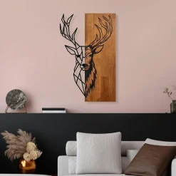 Décorations Murales|Décoration murale en métal et bois – arbre de vie