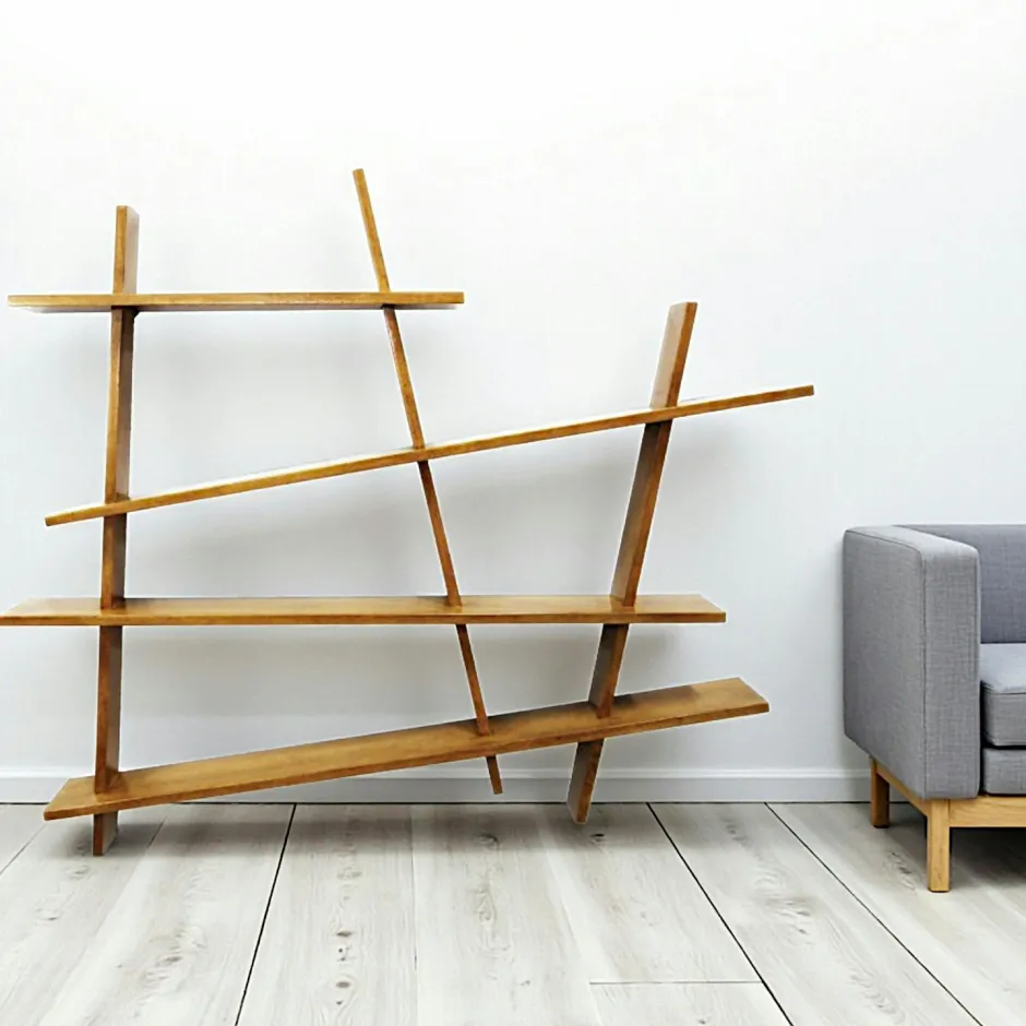 Maori Meubles De Salon·Etagères Murales|Meubles De Rangement·Etagères Murales|Etagère déstructurée bois massif