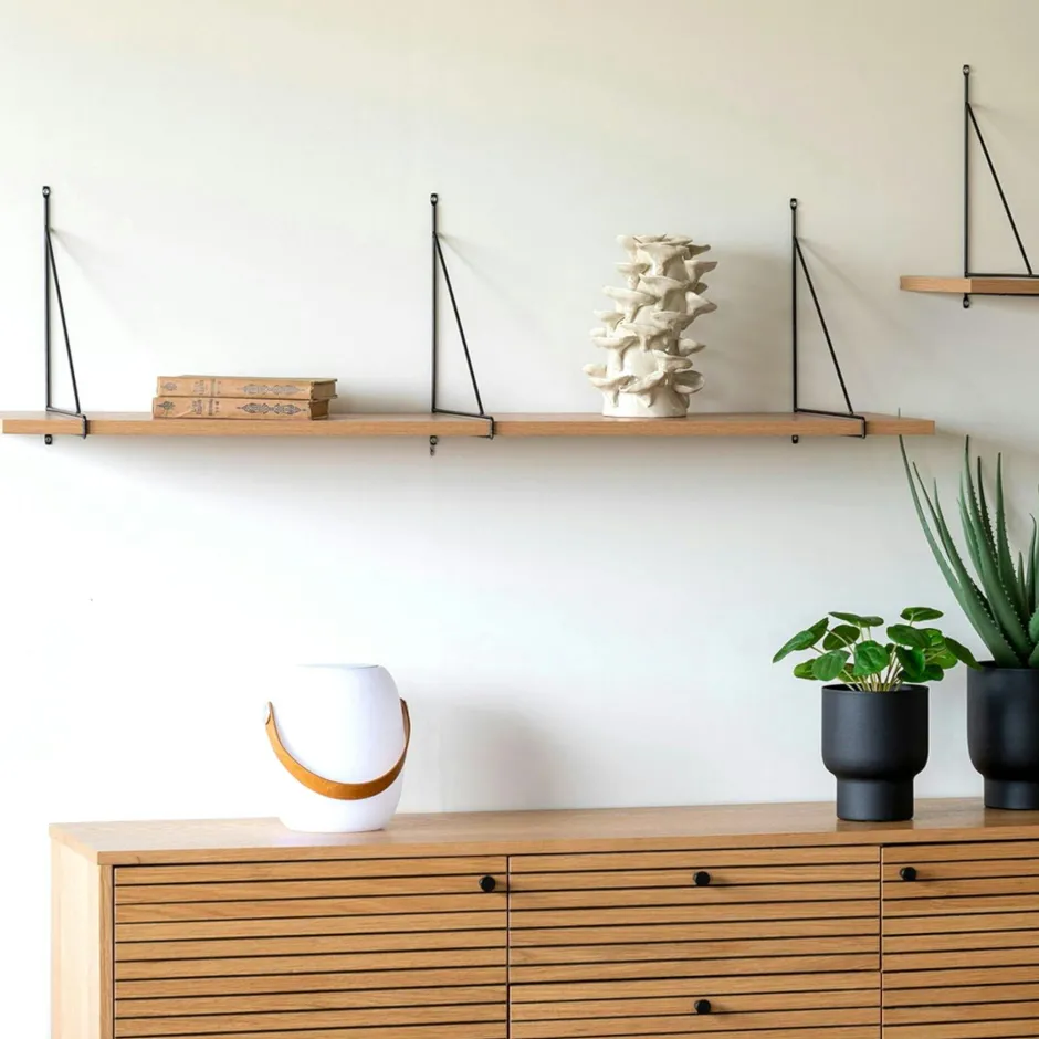 TALLINN Meubles De Salon·Etagères Murales|Meubles De Rangement·Etagères Murales|Etagère murale blanche, 4 niches