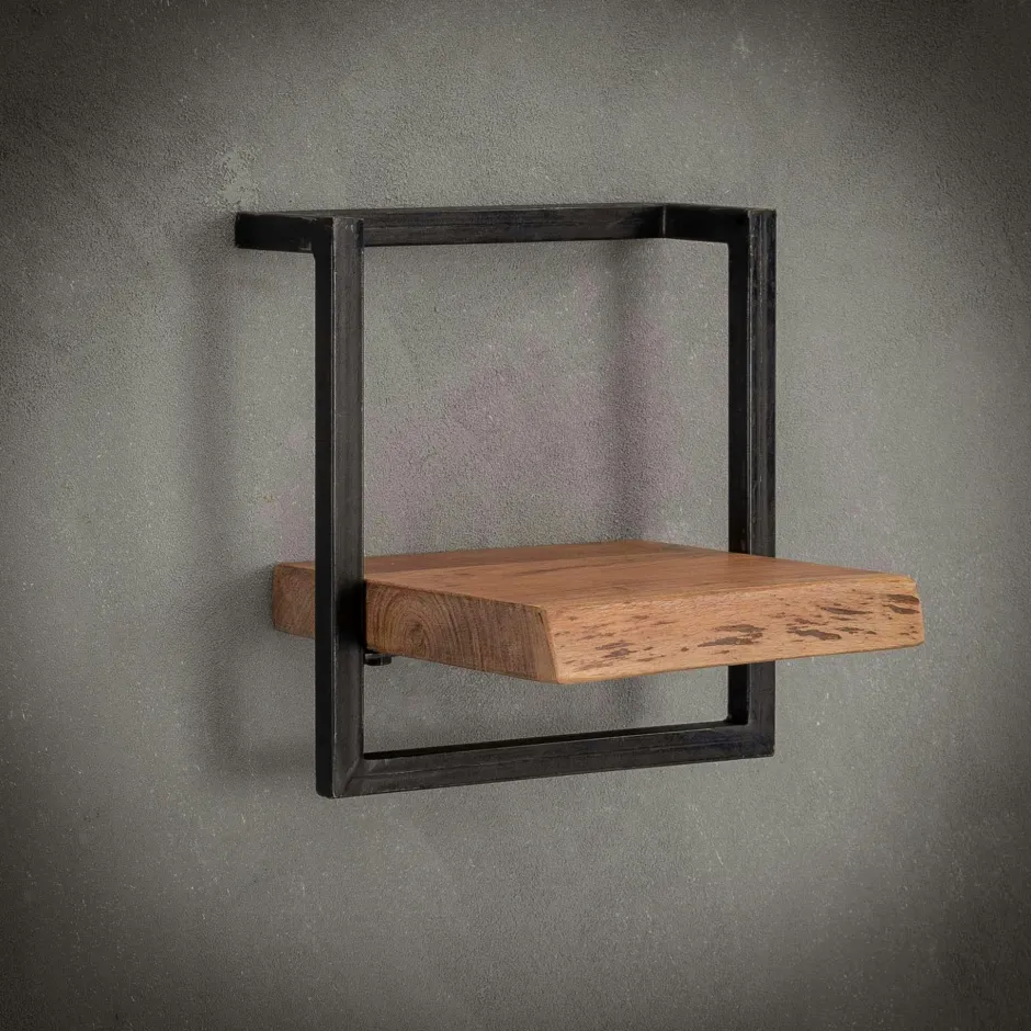 Melbourne Meubles De Salon·Etagères Murales|Meubles De Rangement·Etagères Murales|Etagère murale bois métal 30 cm